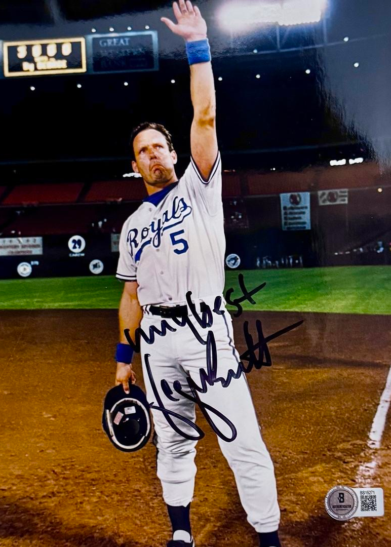 George Brett Signed 8x10 Photo Kansas City Royals - Beckett COA